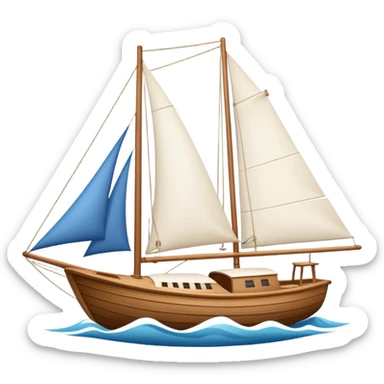 sailboat sticker
