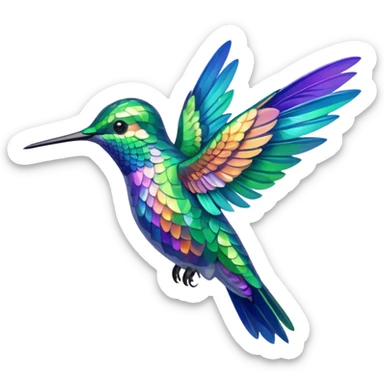 Hummingbird sticker