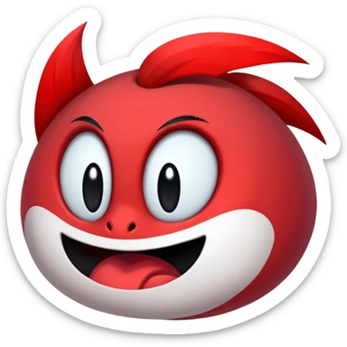 Hazbin hotel dizisindeki Husk sticker