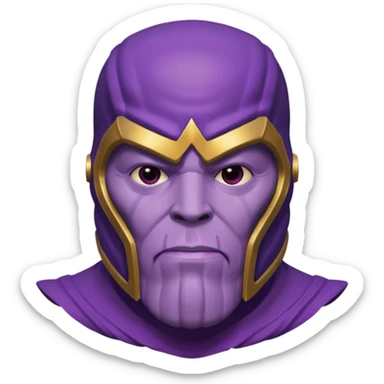 thanos from squid gam the k drama sticker