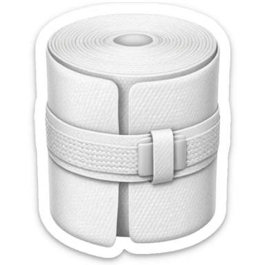 bandage roll, no blue  sticker