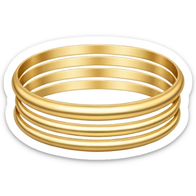 A hand full of bangles sticker