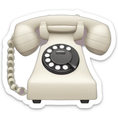 rotary phone sticker