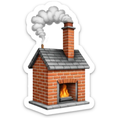 house chimney sticker
