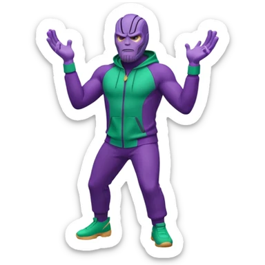 Thanos in squid game sticker