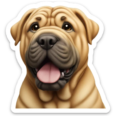 Shar Pei dog  sticker