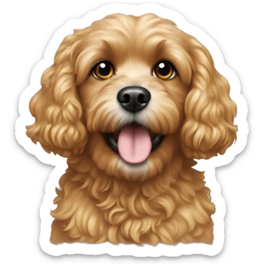 Golden cavapoo  sticker