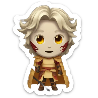 Demon-slayer-demon sticker