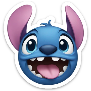 stitch blowing kiss sticker