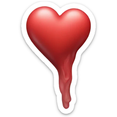 BLUNT WITH FLOTING HEART sticker