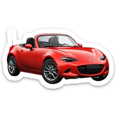 Mazda mx5 roadster sticker