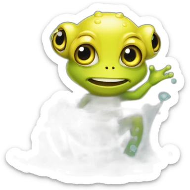 I don't like them putting chemicals in the water that turn the friggin frogs gay sticker