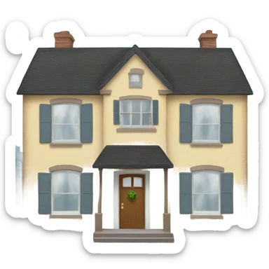 Town house sticker