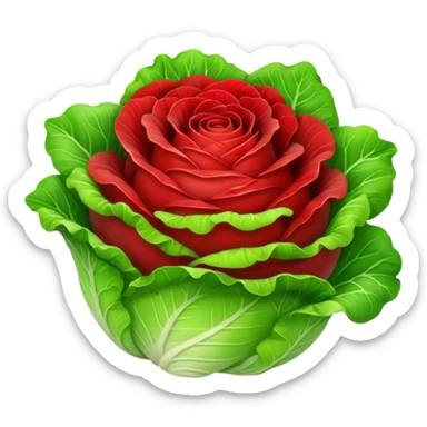 Lolla Rossa lettuce sticker