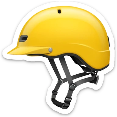 bicycle helmet yellow sticker