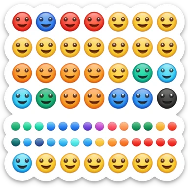 color catalog, palette sticker