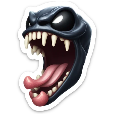 venom tongue sticker