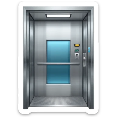 cute  simple elevato ,make it obvious that it’s an elevator  sticker