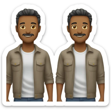 Stuble guys jeux vidéo sticker