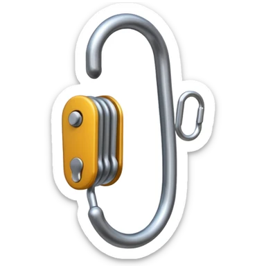 climbing hook sticker