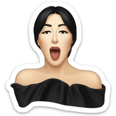 monica bellucci singing sticker