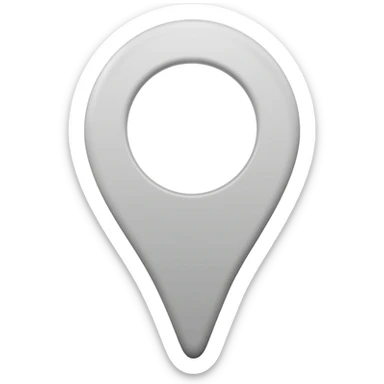 White Google maps sticker