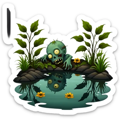 Zombie ponda sticker