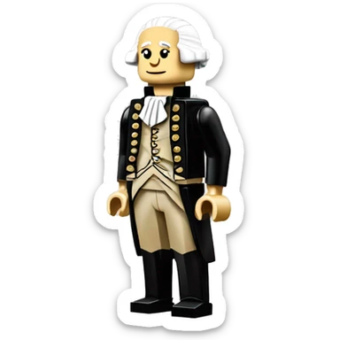 GEORGE WASHINGTON lego full body sticker