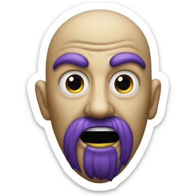 Sinister, Ominous,Ripe, Vibrant sticker