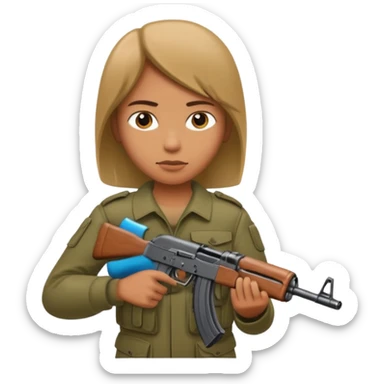 AK47 in heand only  sticker