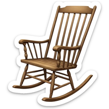 Rocking chair sticker