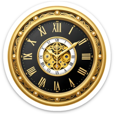 Huda clock it  sticker