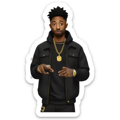 21 savage buying something  sticker
