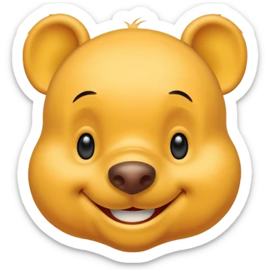 Winnie the Pooh emoji sticker
