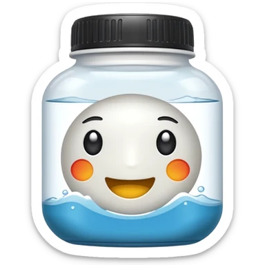 bote de suplementos pero sin cara sticker