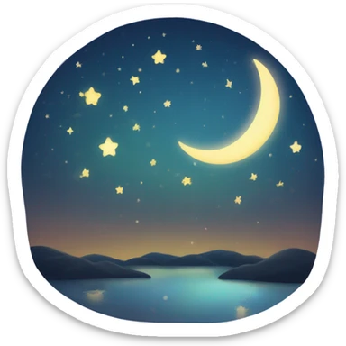 Good night sticker