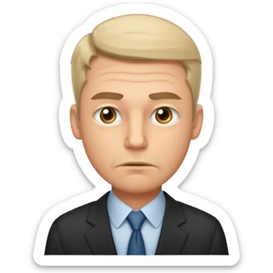 Tired caucasian male business man

marked baggy eyes, light beard sticker