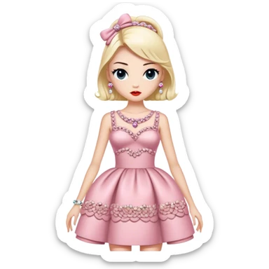 miu miu couture dress sticker