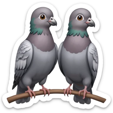 Pigeon’s parents sticker