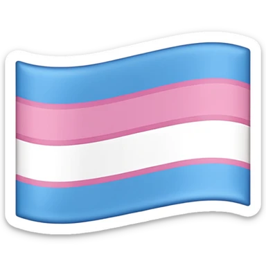 Anti trans flag sticker