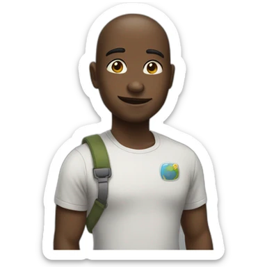 Un anans trop cute sticker