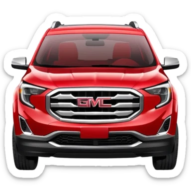 Red 2018 gmc terrain sticker
