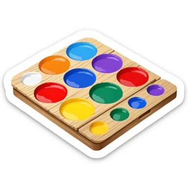 Paint Palettes sticker