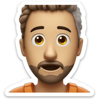 planeta terra pegando fogo com um rosto triste  sticker