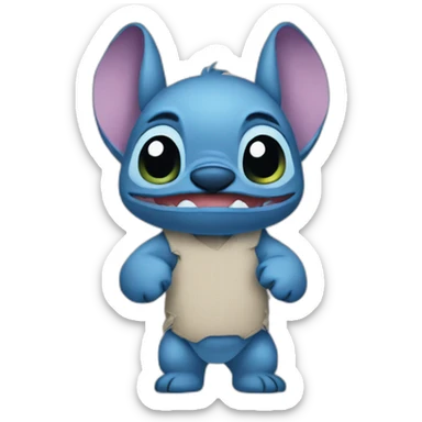 Stitch, là je me suis réveillé sticker