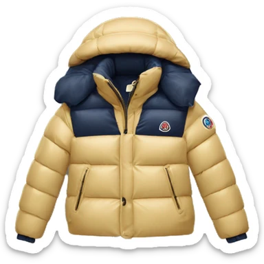 Moncler puffer jacket sticker