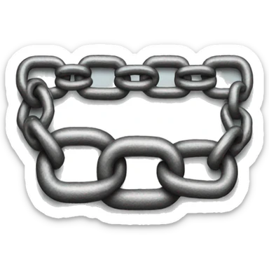 chain with a missing link sticker