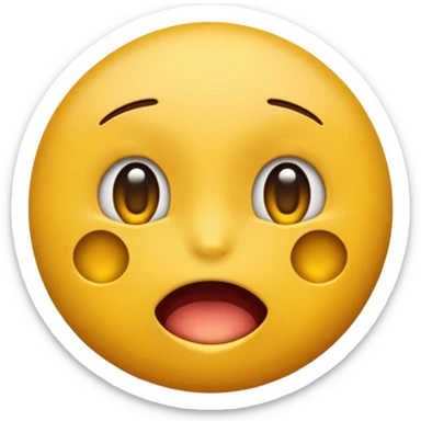 Emoji qui tire nerveusement la langue sticker