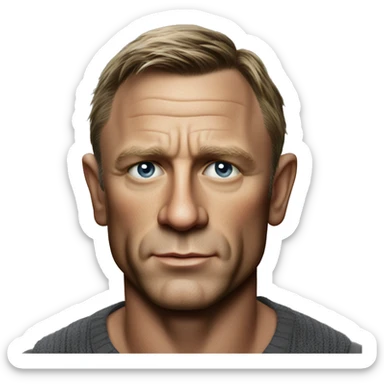 Daniel craig sticker