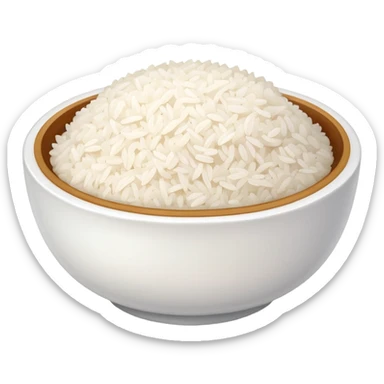 bowl of rise sticker